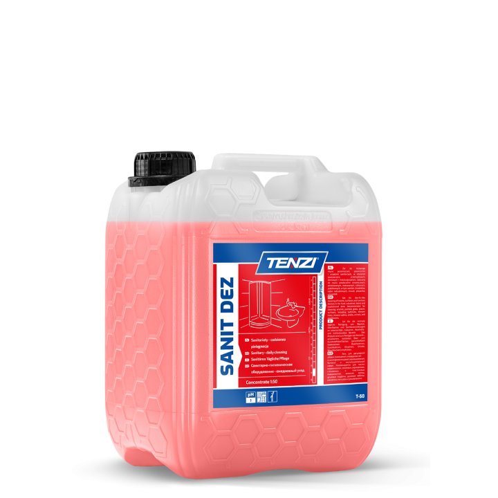 ŻEL DO MYCIA I DEZYNFEKCJI SANITARIATÓW, BEZPIECZNY, ŚWIEŻY ZAPACH, 5L