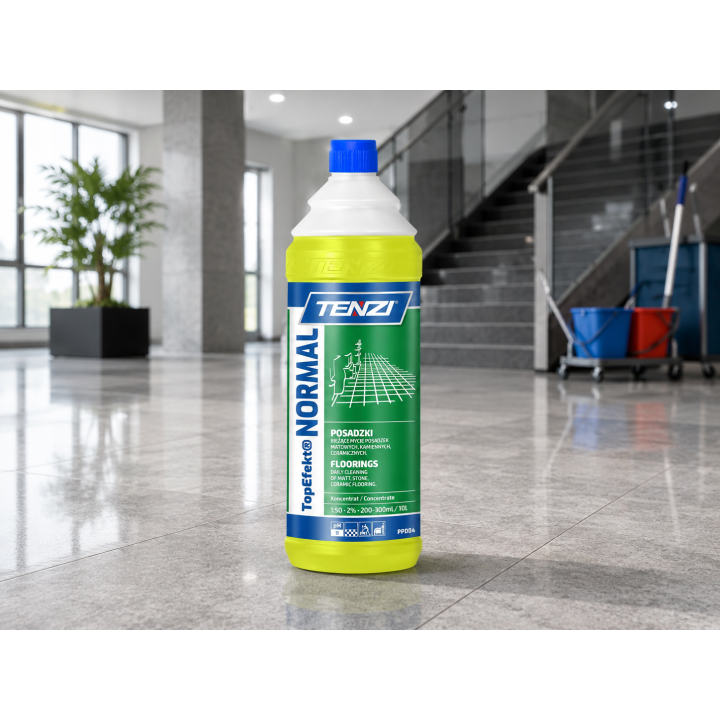 PROFESJONALNY PREPARAT DO PODŁÓG TOPEFEKT® NORMAL 1L - BEZ SMUG, DO ZMYWAREK