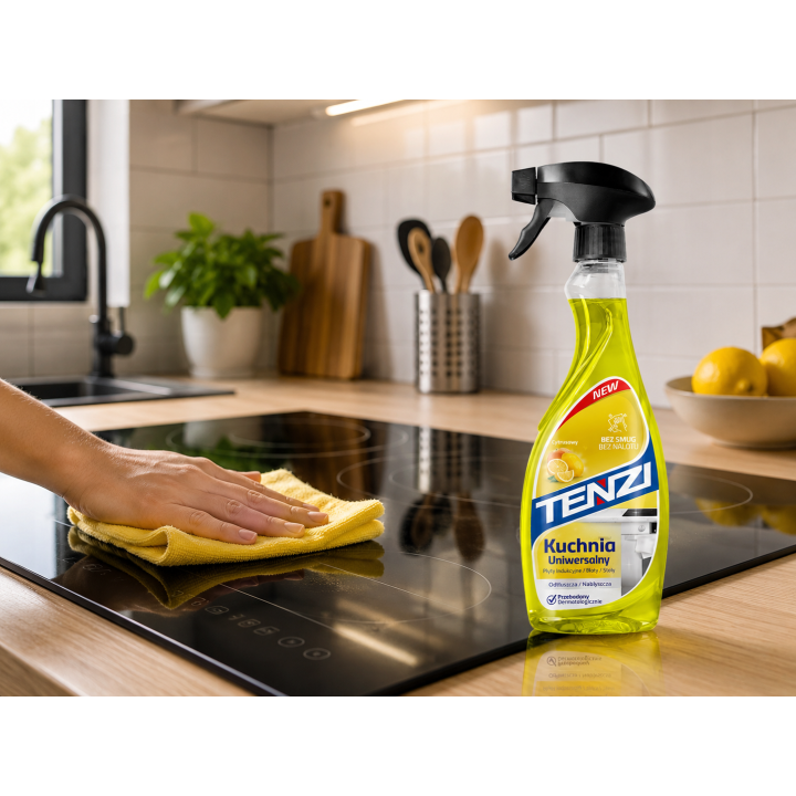 UNIWERSALNY ŚRODEK CZYSZCZĄCY DO KUCHNI 0,5L NA POWIERZCHNIE INDYKCYJNE