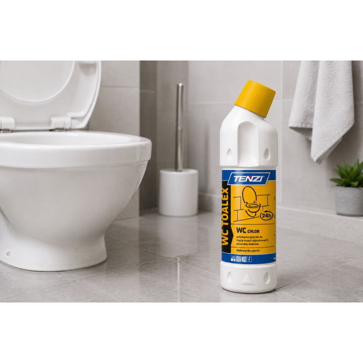 PREPARAT WC TOALEX 0,75L DO HIGIENY URZĄDZEŃ SANITARNYCH ODPORNYCH NA CHLOR