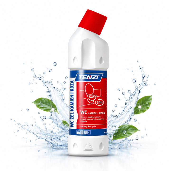 ŻEL DO WC NA KAMIEŃ I RDZĘ 750ML - BEZPIECZNY DLA POWIERZCHNI CERAMICZNYCH