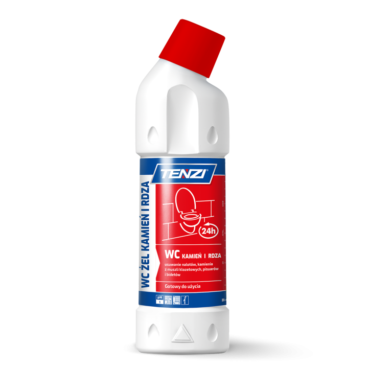 ŻEL DO WC NA KAMIEŃ I RDZĘ 750ML - BEZPIECZNY DLA POWIERZCHNI CERAMICZNYCH