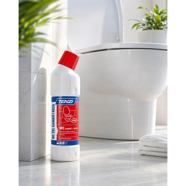 ŻEL DO WC NA KAMIEŃ I RDZĘ 750ML - BEZPIECZNY DLA POWIERZCHNI CERAMICZNYCH