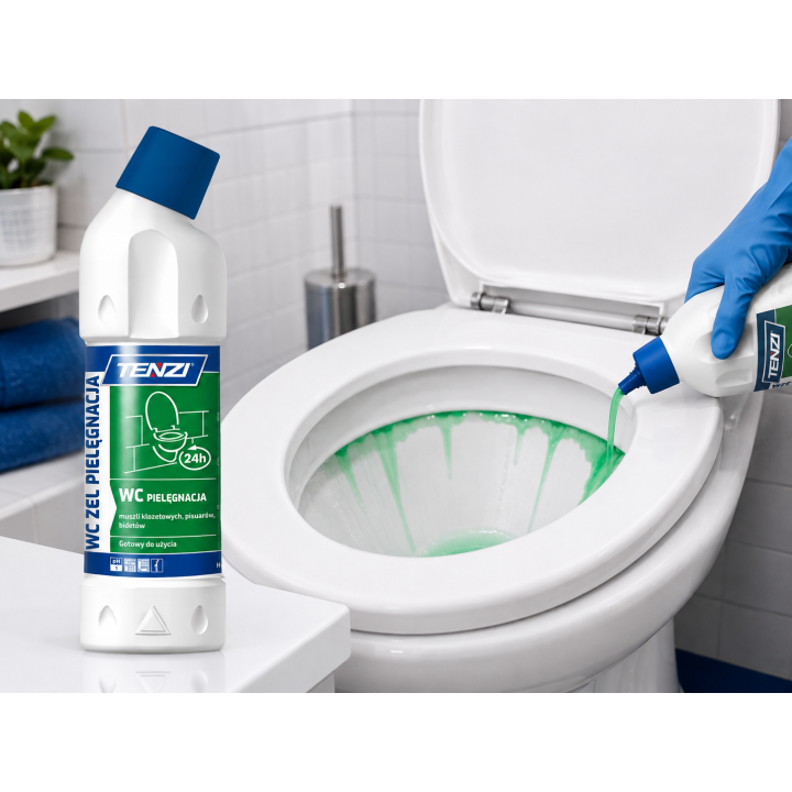 TENZI 750ML Żel Do WC Toalet Czyszczenie Sanifikacja Osadów Powierzchni