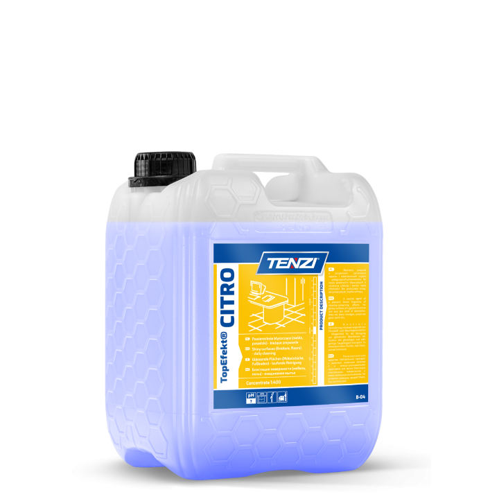 TOPEFEKT® CITRO 5L NEUTRALNY PŁYN CZYSZCZĄCY O CYTRYNOWYM ZAPACHU
