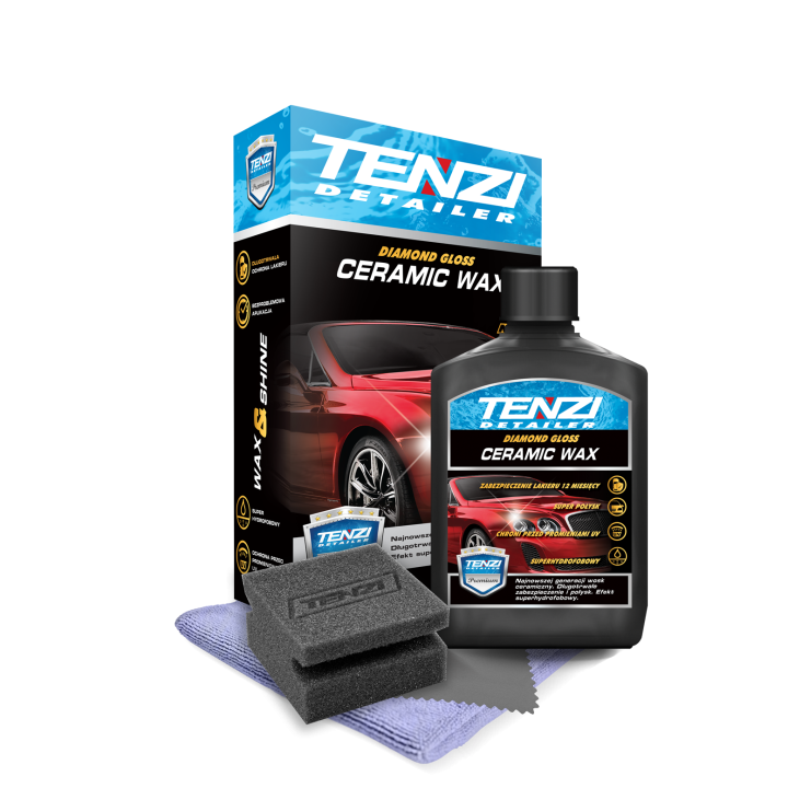 WOSK CERAMICZNY DO SAMOCHODÓW 0,3L KRZEMOWO-CERAMICZNA FORMUŁA + CARNAUBA