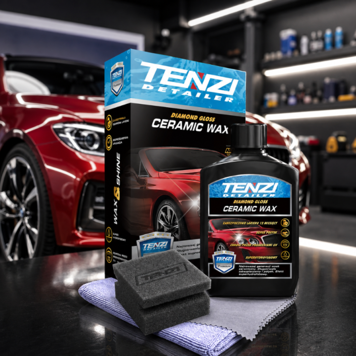 WOSK CERAMICZNY DO SAMOCHODÓW 0,3L KRZEMOWO-CERAMICZNA FORMUŁA + CARNAUBA