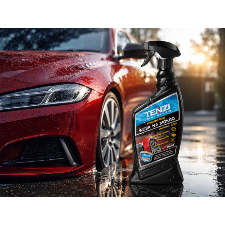WOSK MOKRY DO AUT Z EFEKTEM HYDROFOBOWYM 0,6L – POŁYSK I OCHRONA LAKIERU