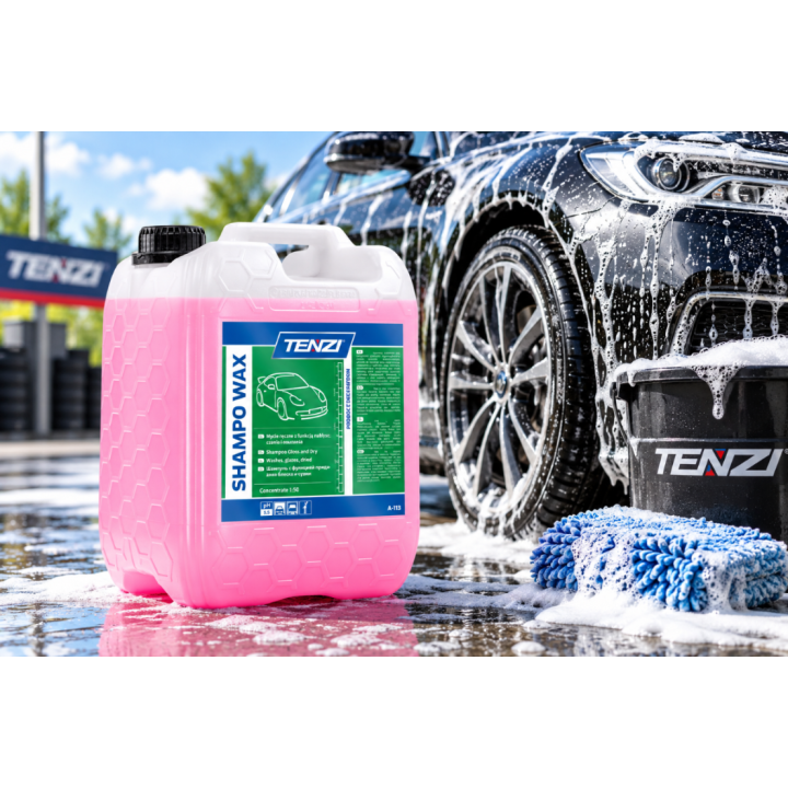 SZAMPON SAMOCHODOWY Z WOSKIEM CARNAUBA 5L - SKUTECZNE I DELIKATNE MYCIE