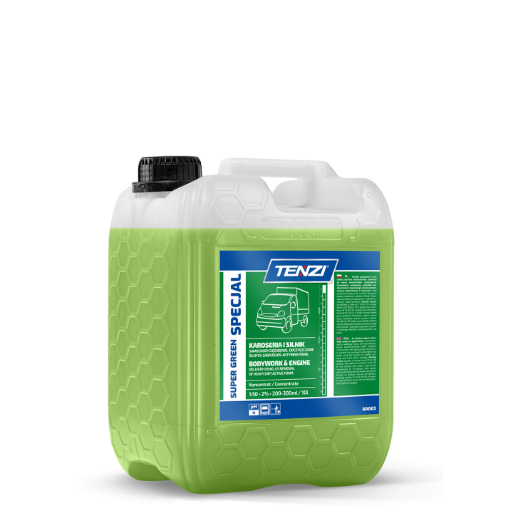 ALKALICZNY ŚRODEK MYJĄCY DO POJAZDÓW I MASZYN 5L - SUPER GREEN SPECJAL