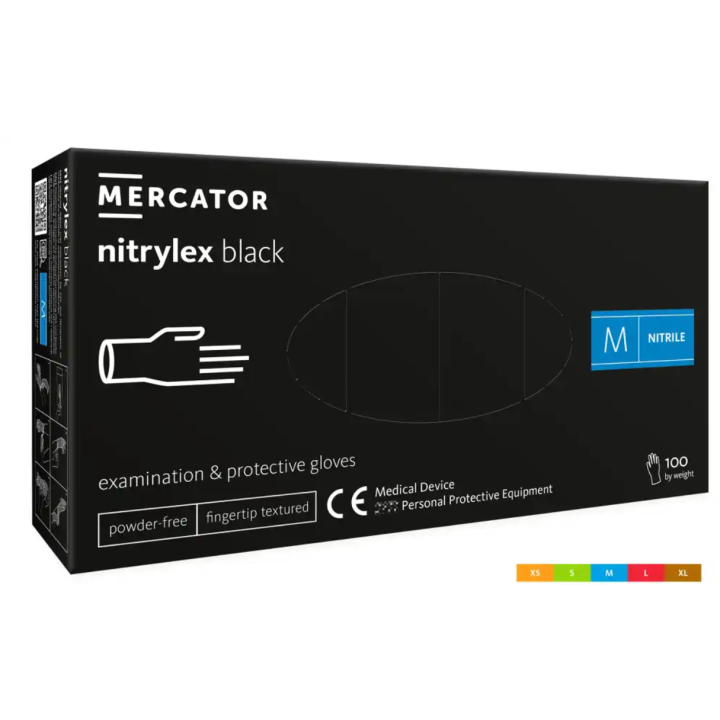 MERCATOR NITRYLEX BLACK SIZE M