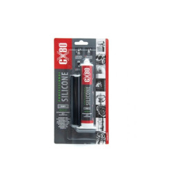 CX80 SILIKON 80ML SZARY EKOLOGICZNY USZCZELNIACZ WYSOKOTEMPERATUROWY