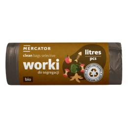 WORKI DO SEGREGACJI, BIO, 120L, BRĄZOWE