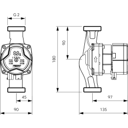 POMPA OBIEGOWA ELEKTRONICZNA GPA III 32-6-180