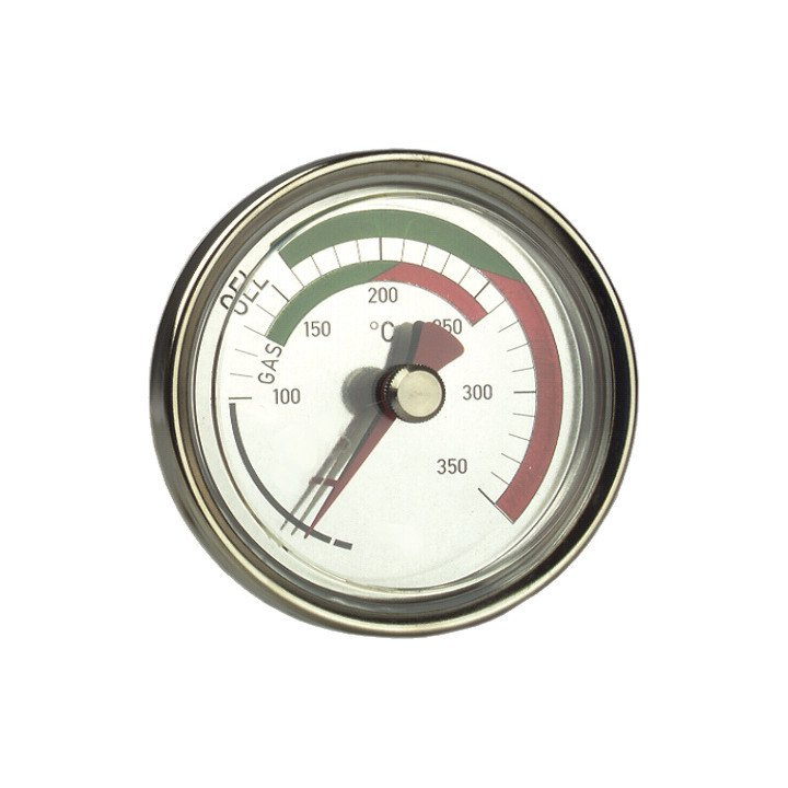 TERMOMETR BIMETALICZNY DO POMIARU TEMPERATURY SPALIN RT 80, FI80 MM, L 300 MM, 0÷500°C, AX, KL. 2