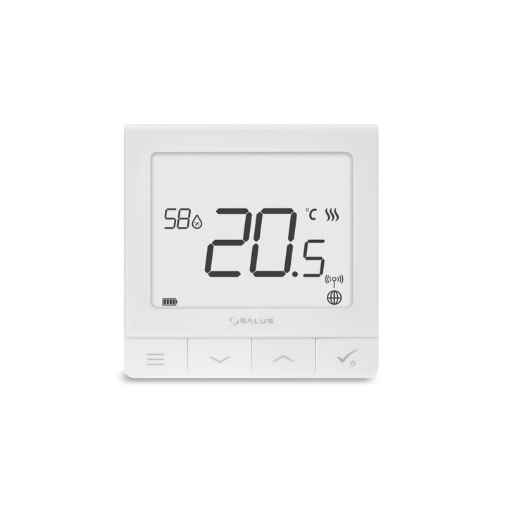 SALUS PAKIET 5 REGULATORÓW SQ610RF + BRAMKA INTERNETOWA UGE600