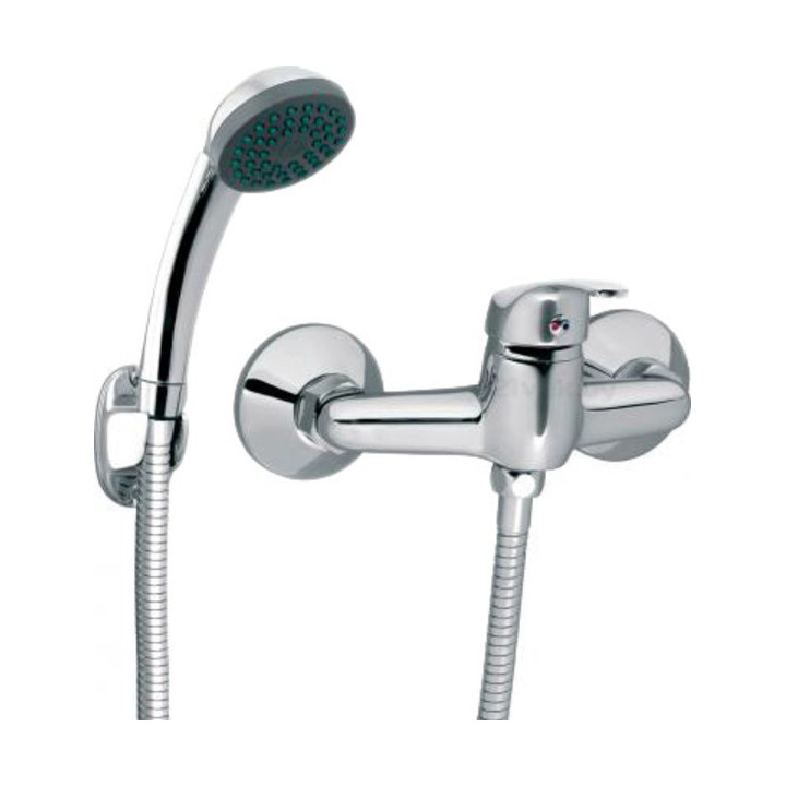BATERIA PRYSZNICOWA FERRO PRIMO ECO CHROM SREBRNY BOP7EA +ZESTAW NATRYSKOWY