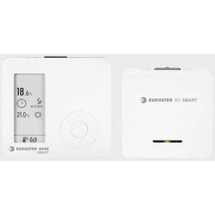 REGULATOR POKOJOWY STEROWNIK BEZPRZEWODOWY 4040 SMART WIFI BIAŁY EUROSTER