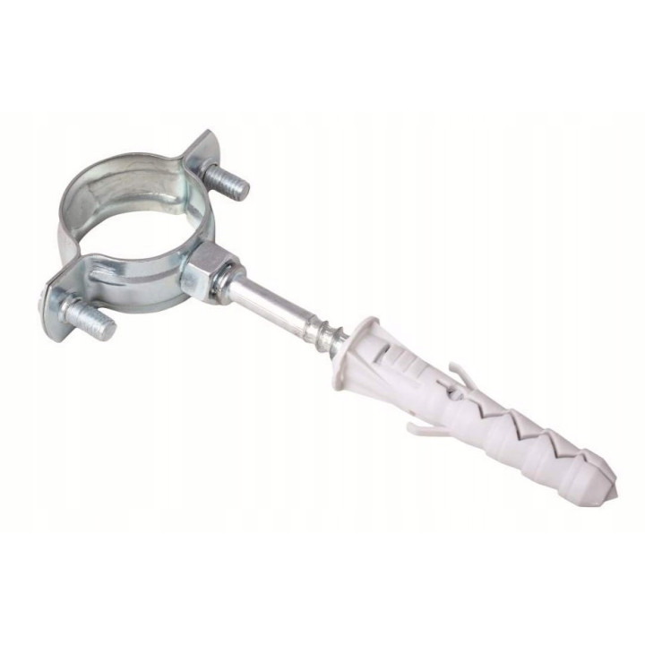 UCHWYT DO RUR OBEJMA METALOWA STALOWA 1" CAL POJEDYNCZA 32-37 MM