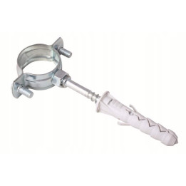 UCHWYT DO RUR OBEJMA METALOWA STALOWA 2 1/2" CALA POJEDYNCZA 75-80 MM