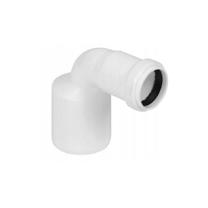 KOLANO REDUKCYJNE 50/32 MM 90° STOPNI DO KANALIZACJI - PP PCV PVC - BIAŁE