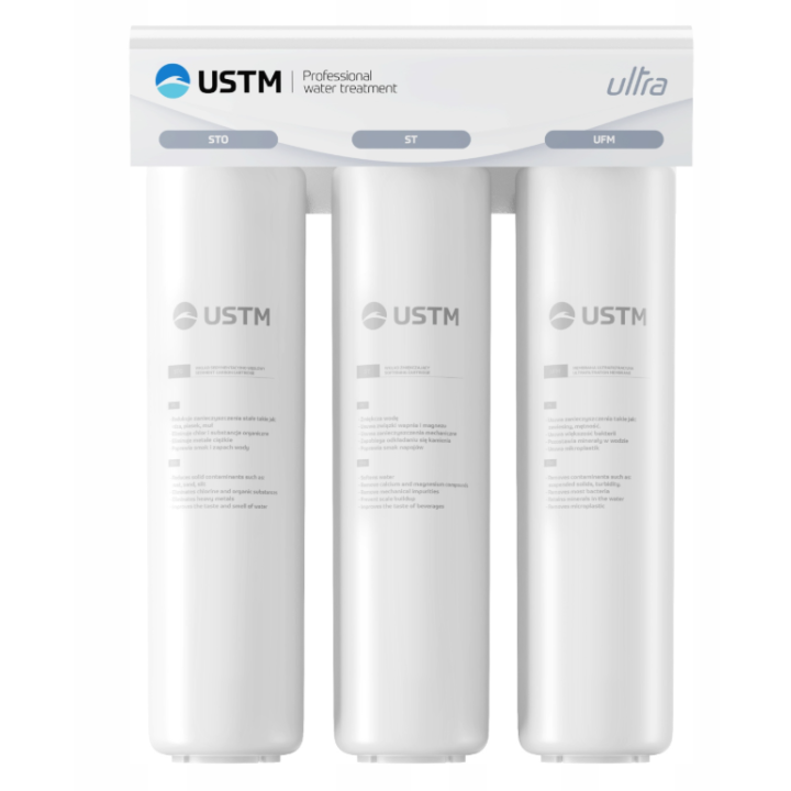FILTR KUCHENNY USTM ULTRAFILTRACJA REDUKCJA KAMIENIA, BAKTERII, WIRUSÓW