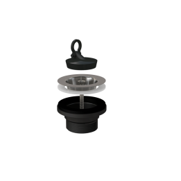Spust zlewozmywaka 6/4", sitko nierdzewne DN 70