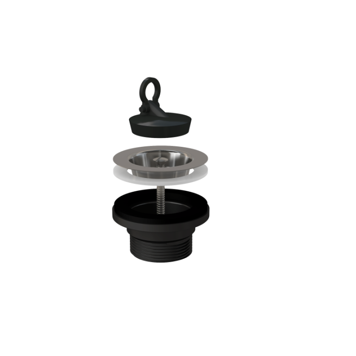 Spust zlewozmywaka 6/4", sitko nierdzewne DN 70