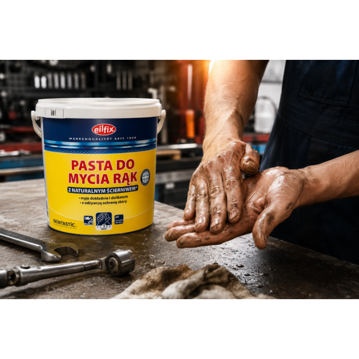 Pasta BHP z naturalnym ścierniwem do mycia rąk Eilfix 5 l