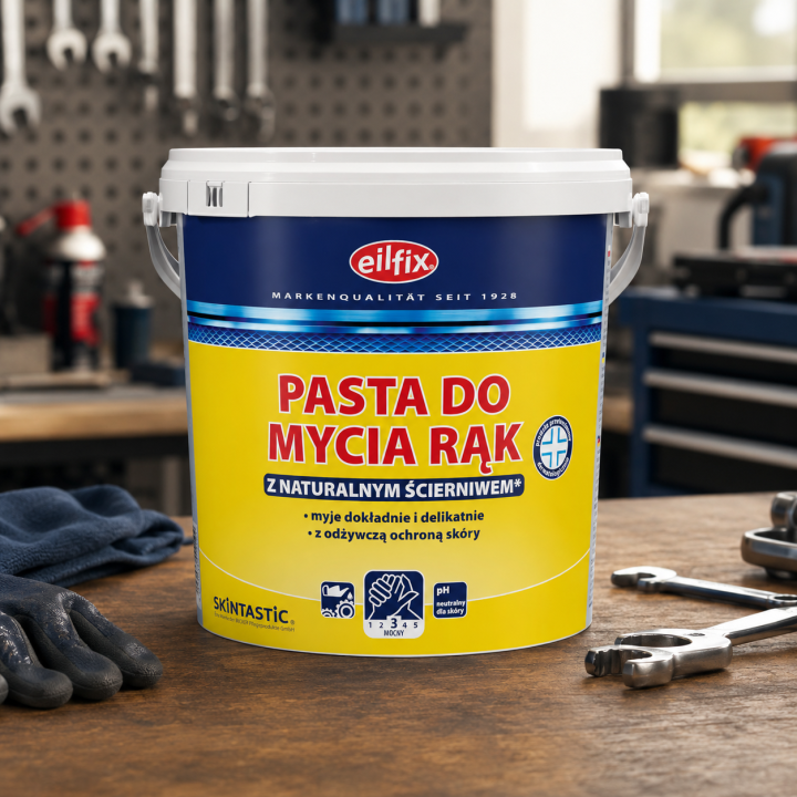 Pasta BHP z naturalnym ścierniwem do mycia rąk Eilfix 5 l