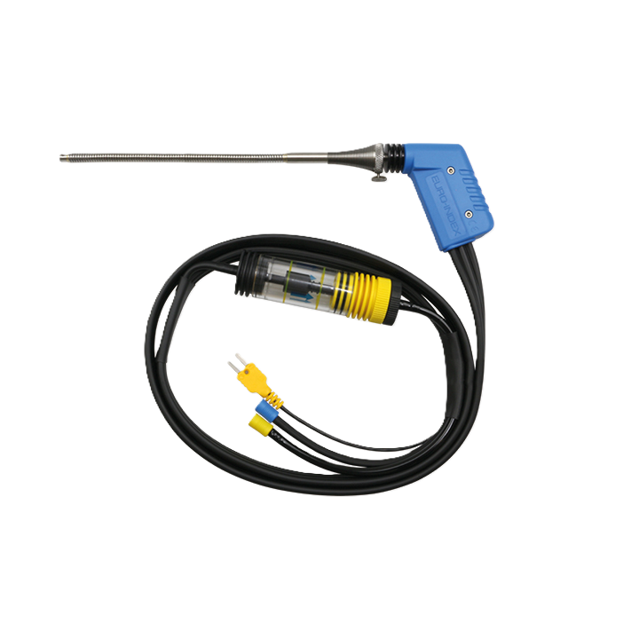 Sonda pomiarowa elastyczna z pomiarem ciągu kominowego (240mm/1.5m)
