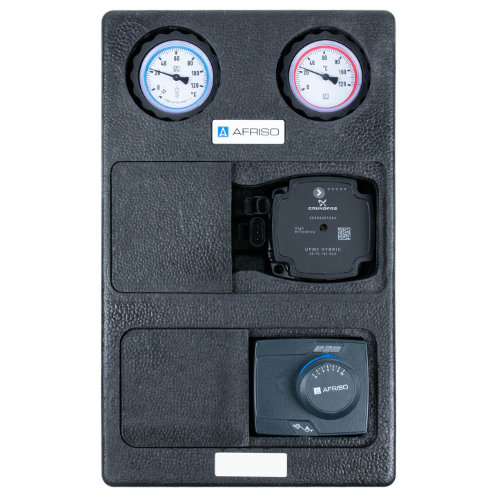 Grupa pompowa PrimoTherm K 180-2 DN25 GP 3-WM-SM, pompa Grundfos UPM3 Hybrid, zawór mieszający ARV Kvs Vario, siłownik ARM 343 P