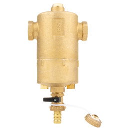 Separator zanieczyszczeń FAR 211, z magnesem i zaworem spustowym, przyłącza Rp3/4''