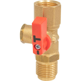 Kurek manometryczny AMC 2-drogowy, G1/2" x GW G1/2", PN25