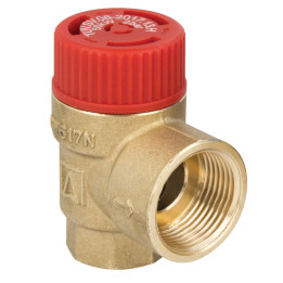 Zawór bezpieczeństwa do c.o. MS, 6 bar, GW G1/2" x GW G3/4"
