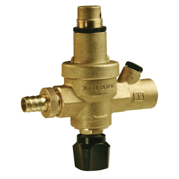Zawór do automatycznego napełniania instalacji FA, 0,5÷3,0 bar, GW G1/2", przyłącze do manometru