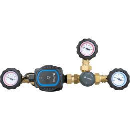 Grupa ochrony powrotu kotła BRA 130 AP z zaworem obrotowym ARV 362 Vario ProClick, 3x GW G1", Kvs 3,5-9, AFRISO APH 15-7/130