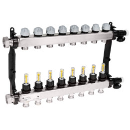 ProCalida VA 1C ze stali nierdzewnej, 8 obiegów, nakrętki G1'', 0,5 ÷ 4,0 l/min