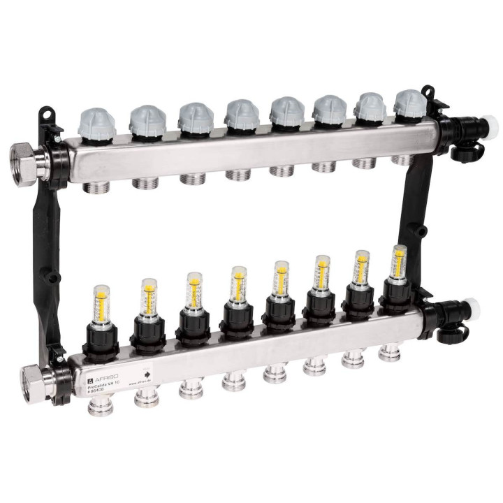 ProCalida VA 1C ze stali nierdzewnej, 8 obiegów, nakrętki G1'', 0,5 ÷ 4,0 l/min