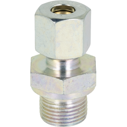 Złączka zaciskowa, G3/8" x śrubunek dla rury fi8 mm, L 38,5 mm