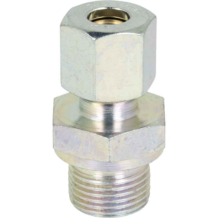 Złączka zaciskowa, G3/8" x śrubunek dla rury fi8 mm, L 38,5 mm