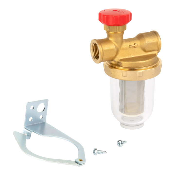 Filtr olejowy jednorurowy V 1/2 - 500 St, z wkładem stalowym, 560 l/h