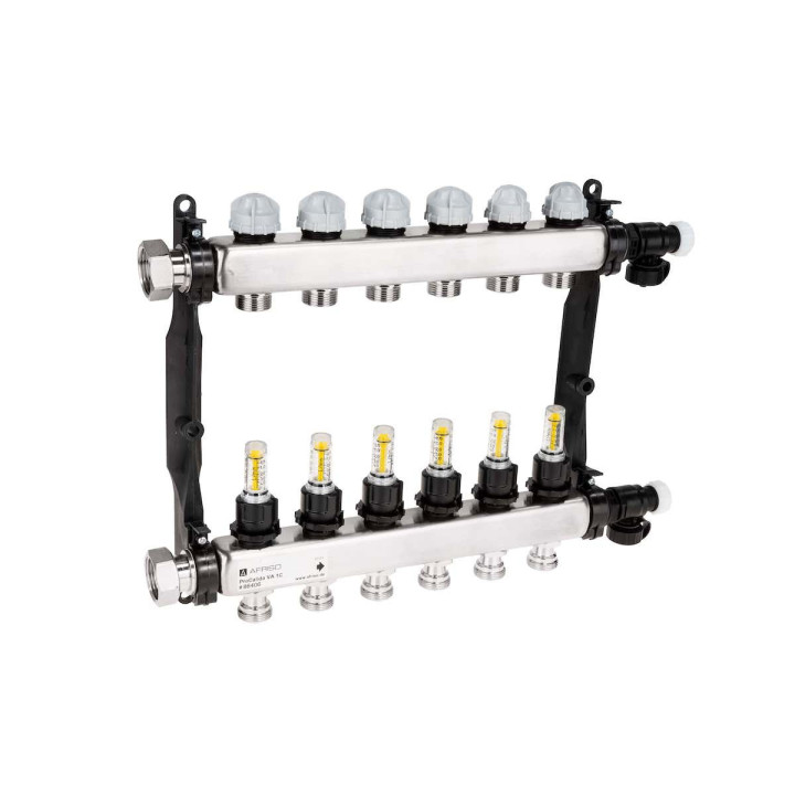 ProCalida VA 1C ze stali nierdzewnej, 6 obiegów, nakrętki G1'', 0,5 ÷ 4,0 l/min