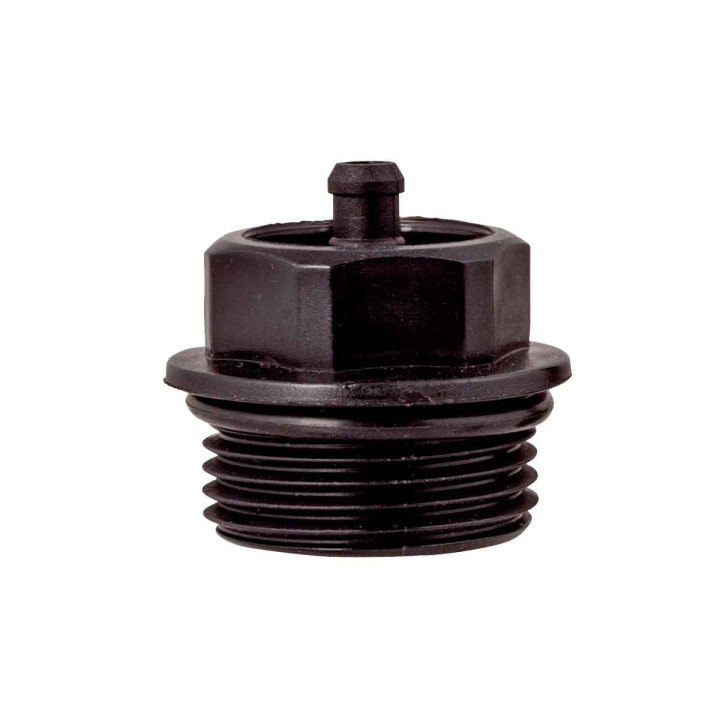 Króciec przyłączeniowy 1" z końcówką do węża stopniowaną 6/4 mm
