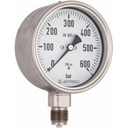 Manometr chemiczny RF 160 Ch, D402, fi160 mm, 0÷1000 bar, G1/2", rad, kl. 1,0
