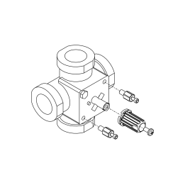 Adapter do siłowników ARM ProClick na zawory: Siemens VBI, VBF