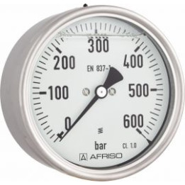 Manometr glicerynowy RF 80 Gly, D711, fi80 mm, 0÷6 bar, G1/4", ax, kl. 1,6