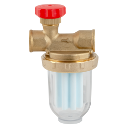 Filtr olejowy jednorurowy V 1/2 - 500 Si, z wkładem plastikowym, 390 l/h