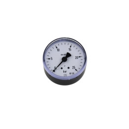 Manometr standardowy RF 50, D211, fi50 mm, 0÷25 bar, G1/4", ax, kl. 1,6