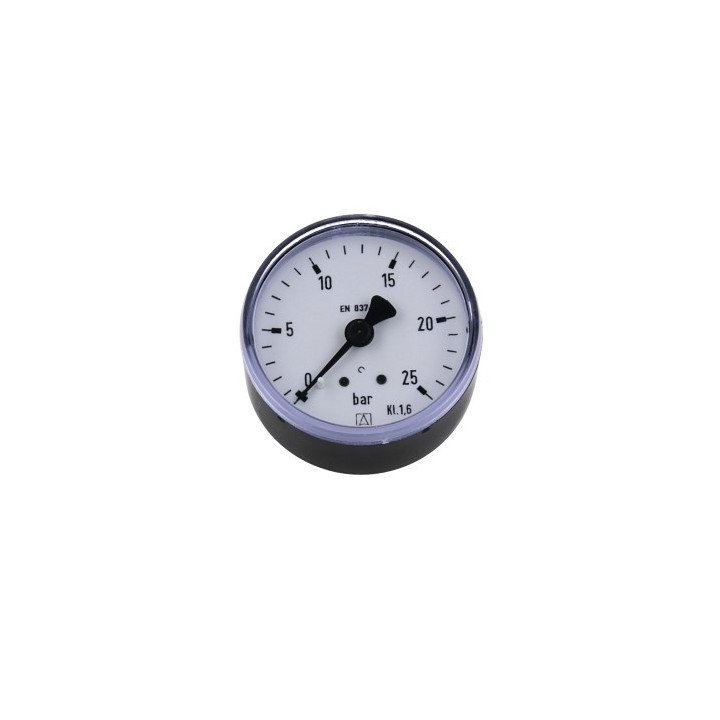 Manometr standardowy RF 50, D211, fi50 mm, 0÷25 bar, G1/4", ax, kl. 1,6